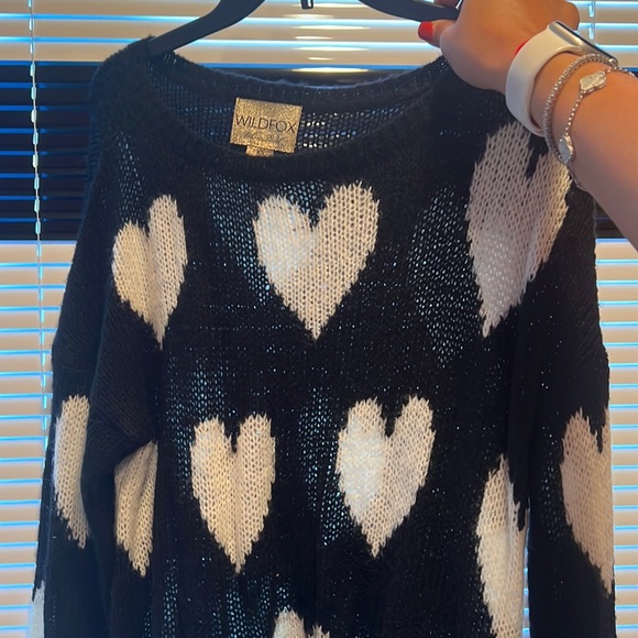 Black and white wildfox sweater - Picture 1 of 2